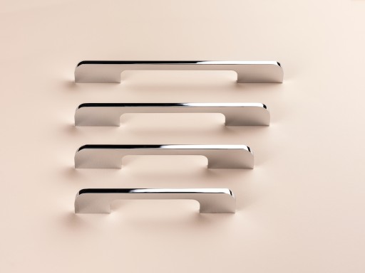 MODERN Andras CHROME Nábytková úchytka 224mm