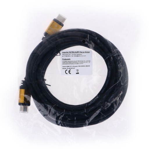 KÁBEL HDMI - HDMI 2.0 3M UHD 2160P 4K 60Hz 3D 48bit 18GBPS HDR 3M