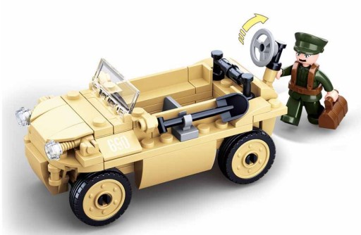 SLUBAN AMPHIBIA JEEP VOJENSKÉ BLOKY 103 ks.