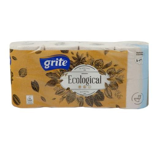 Grite Ecological, toaletný papier, 8 ks.