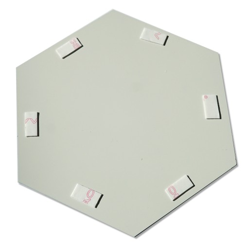 Moderné dekoračné akrylátové zrkadlo HEXAGON 3mm