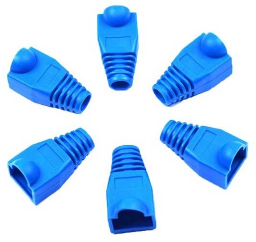 50 KS. KRYTY ZÁSTRČEK RJ45, MIX FARIEB
