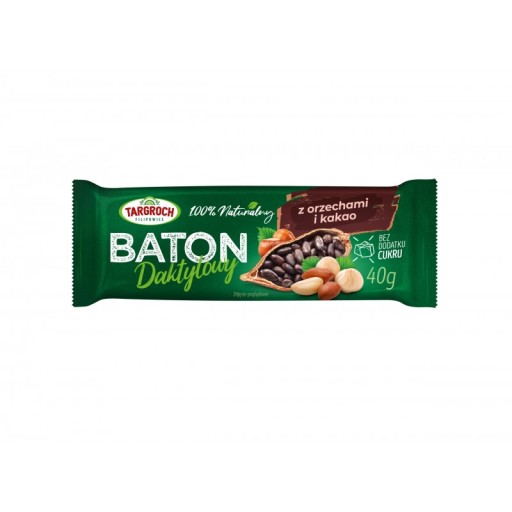 Datlová tyčinka s orechmi a kakaom 40g NATURAL