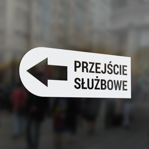 Nálepku OBCHODNÝ PRICHOD, firma, kancelária, obchod