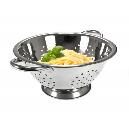 Nerezový cedník Shine cedník 24cm sito na pasírovanie zeleniny ovocné rezance