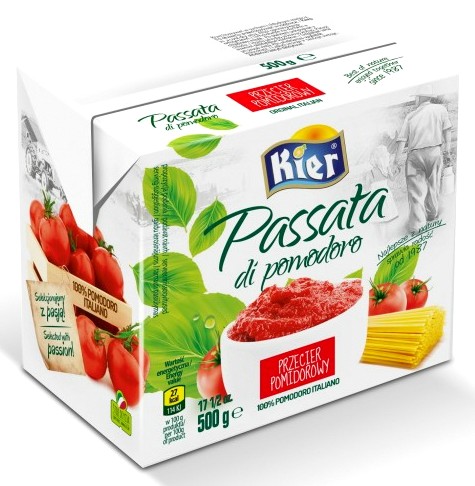 Passata talianske paradajkové pyré 500g Kier