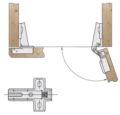 HYDRAULICKÝ PÁNT 35 mm TICHÉ ZATVORENIE