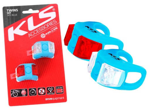 Sada osvetlenia na bicykel KELLYS TWINS BLUE