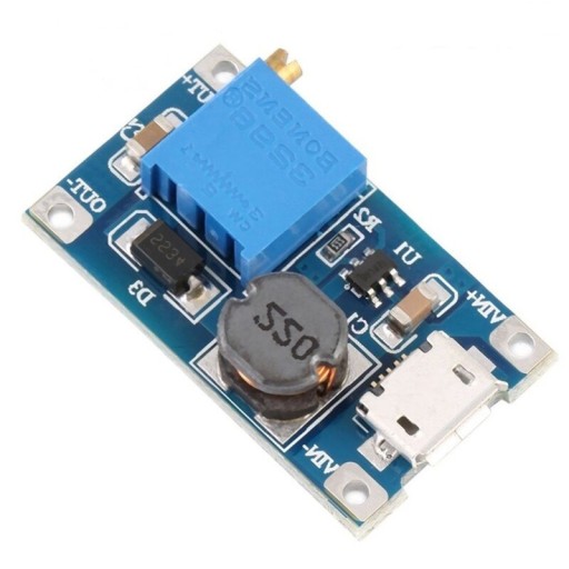 STEP UP CONVERTER 5V - 28V DC 2A MT3608