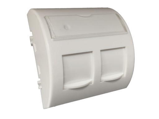 Mozaikový adaptér 1M 45x45 2xKeystone hranatý ovál