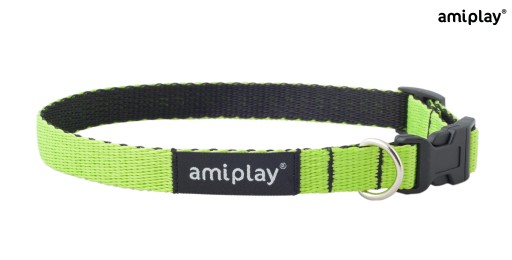 amiplay Nastaviteľný golier Twist M Green