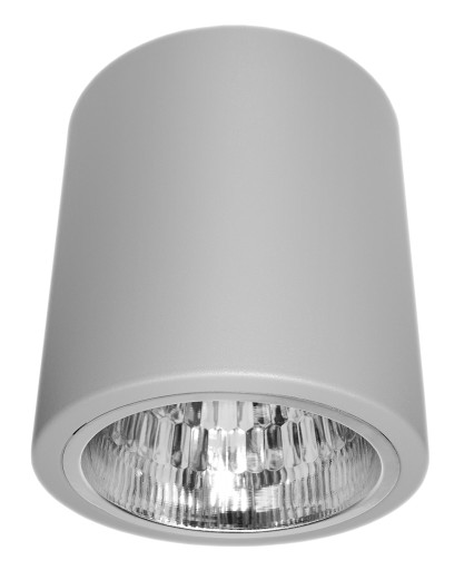 Prisadené okrúhle svietidlo E27, pevné, BIELY JUPITER 10 98x115mm IP20 Goldlux