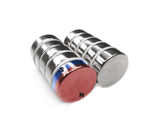 NEODYMIOVÝ MAGNET SADA 10 KUSOV 12x1 mm SILNÝ
