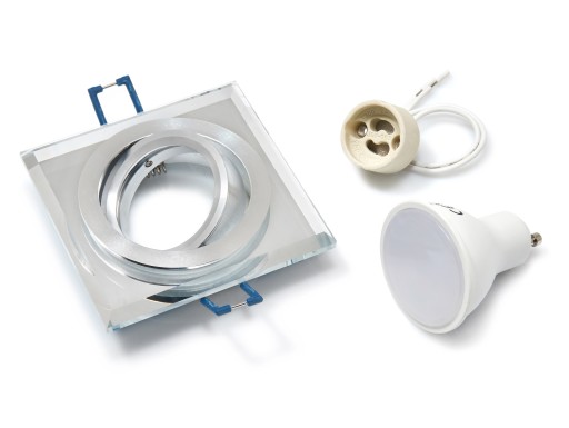 HALOGÉNOVÉ SKLENENÉ SVIETIDLÁ + LED 3W + GU10 SET