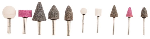 Sada brúsnych kameňov 10 kusov, 6 a 3 mm