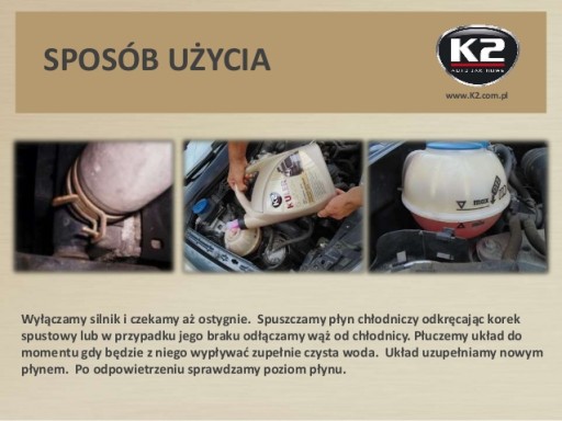 K2 RADIÁTOR SPLACHOVANIE RADIÁTOROV 250ml