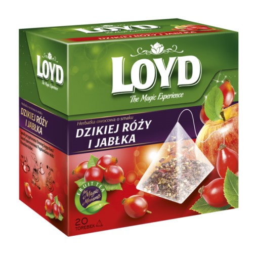 LOYD Divoká ruža s jablkovým pyramídovým čajom