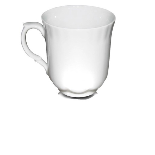 Biely hrnček 300 ml Chodzież IWONA PORCELANA