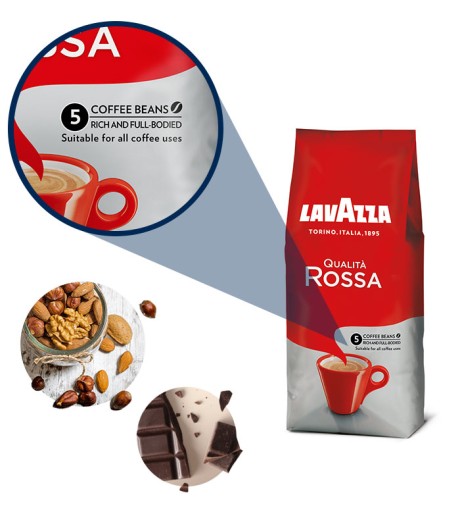 Zrnková káva Lavazza Qualita Rossa 250g
