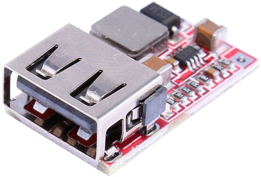 Konvertor USB nabíjačka 5V 3A 12V-24V Step Down