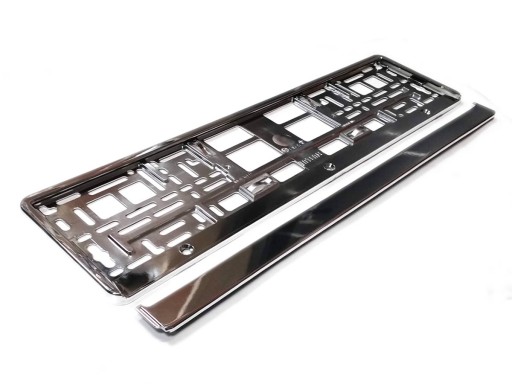 Rám na ŠPZ - strieborný CHROME Gloss Metallized