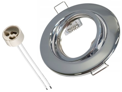 HALOGÉNOVÉ LED POHYBLIVÉ CHROMOVÉ OSVETLENIE + ZÁSUVKA GU10