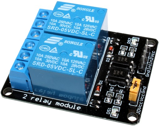 2-KANÁLOVÝ RELÉOVÝ MODUL 5V AVR ARDUINO ARM 10A