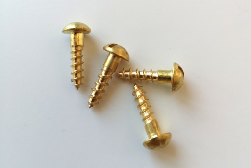 Mosadzné skrutky DIN96 4 x 16 mm 4 ks