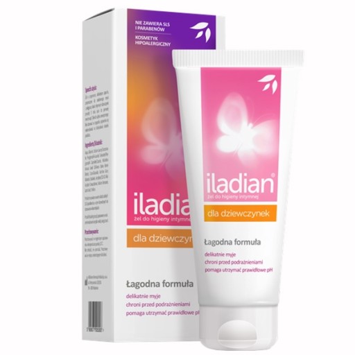 Iladian gél na intímnu hygienu pre dievčatá 150 ml