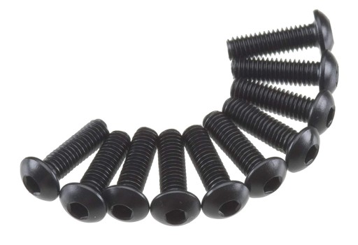 Skrutka imbusová s guľovou hlavou M5x16mm 10 ks