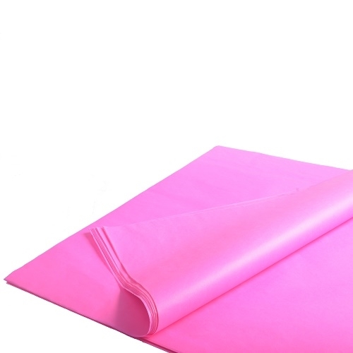 Hladký dekoratívny hodvábny papier 38 x 50 cm Ružový 100 ks hodvábny papier