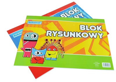 Schéma Farebný blok na kreslenie A3, 20 listov