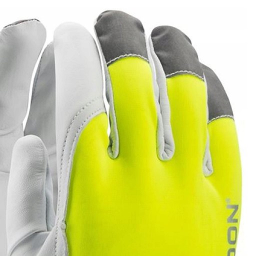 Reflexné kožené Fluo reflexné rukavice, 1 pár, veľkosť 8