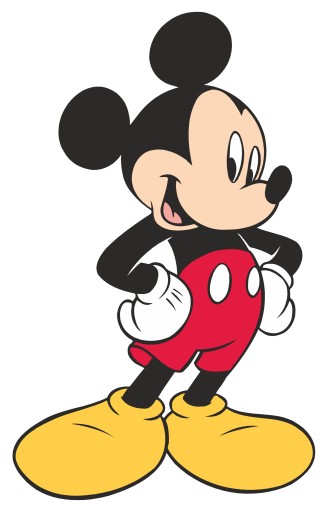 NÁLEPKA NA OKENNÝ ZRKADLOVÝ NÁBYTOK OKENNÁ MICKEY MOUSE