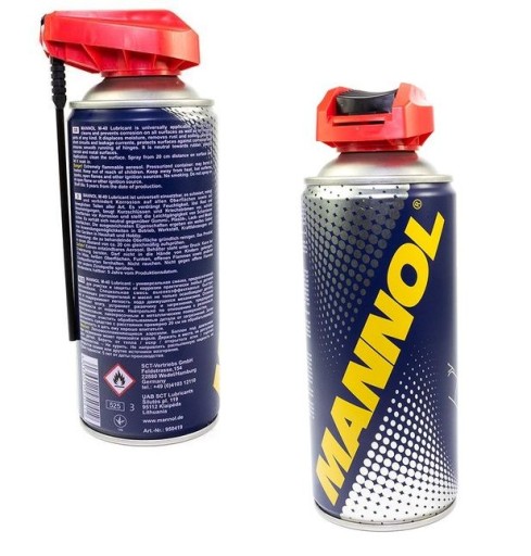MULTI olej, odstraňovač hrdze, multifunkčné mazivo M40 APLIKÁTOR 400ml. Mannol