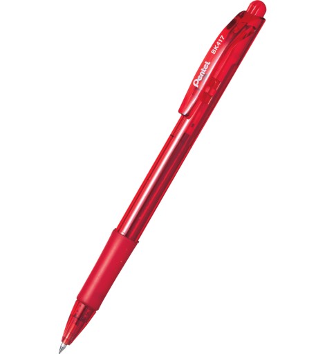 AUTOMATICKÝ GUĽOVÝ BOD. PENTEL BK417 WOW RED - 5 ks.