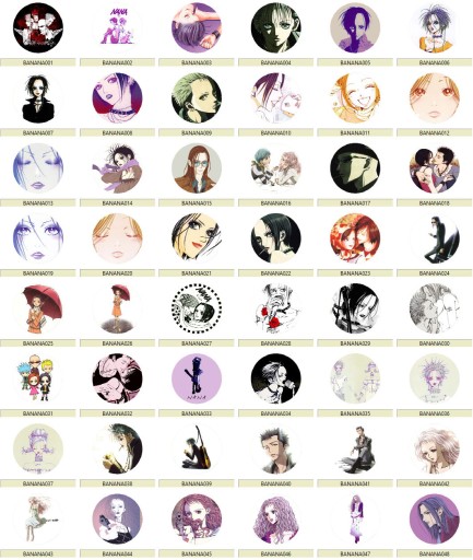 Manga Anime Nana Pins VEĽKÝ VÝBER