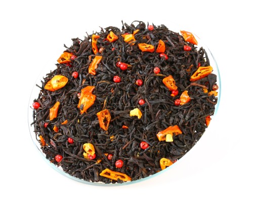 ČIERNE HORÚCE CHILI PAPRICE Čierny čaj (100g) Príjemne pikantný