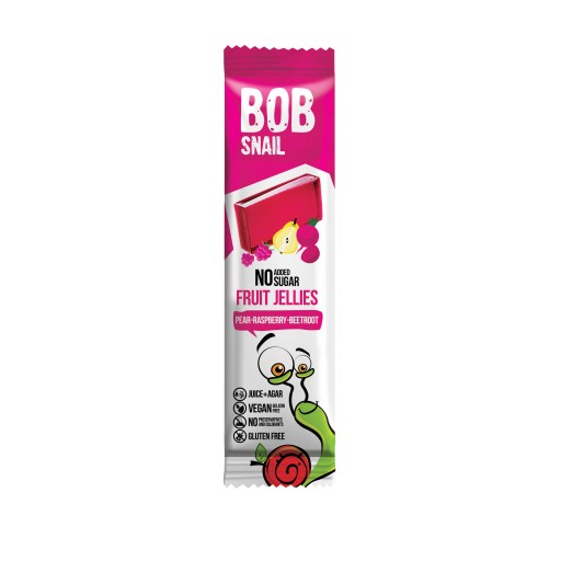 BobSnail Jelly Želé Hruška Malina Cvikla 38g