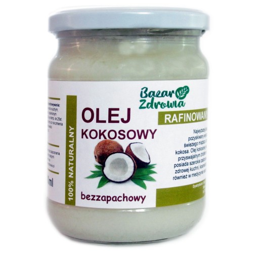 Rafinovaný kokosový olej bez zápachu 500 ml ZDARMA