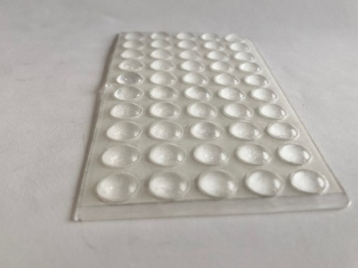 Tlmič pérovania Silikónový nárazník fi 10x 3 mm 50 ks
