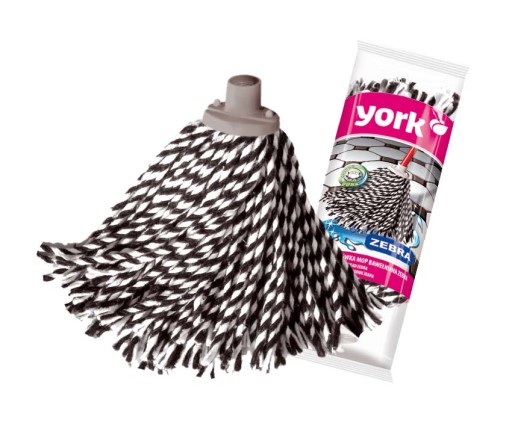 York Bavlnený mop ZEBRA hrot na podlahu