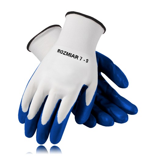 PRACOVNÉ RUKAVICE OCHRANNÉ LATEXOVÉ RUKAVICE 7 - S
