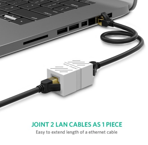 KONEKTOR PRE PREDĹŽENIE INTERNETOVÉHO KÁBLA Cat7/6
