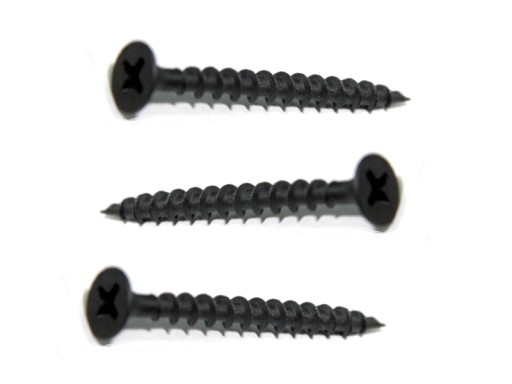 Skrutky z fosfátovej ocele 3,5x35mm do dreva, 200 ks, Stalco