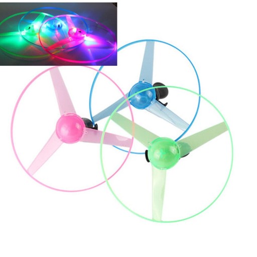 Lietajúci UFO prsteň + LED + odpaľovač HIT LETO
