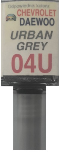 CHEVROLET DAEWOO 04U URBAN GREY FARBA TEST-UP