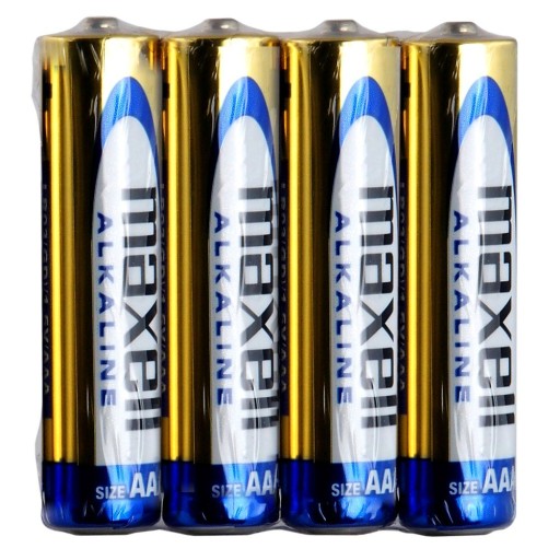 4x AAA ALKALICKÁ BATÉRIA MAXELL VÝKONNÁ 1,5V SET