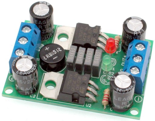 Modulárny symetrický napájací zdroj 12V, DIY, AVT3140/12 B