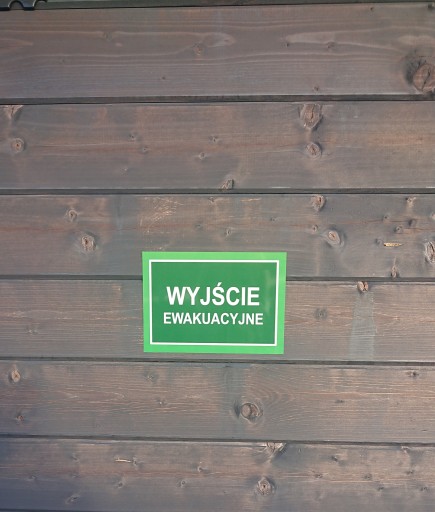 TABUĽKA INFORMAČNÁ TABUĽA NÚDZOVÝ VÝSTUP